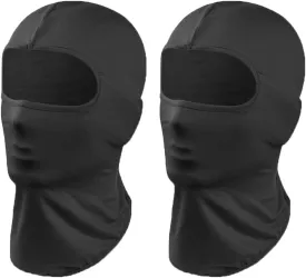 2x Ultra Thin Lycra Full Face Cover Ski Neck Gaiter Motorcycle Cycling Hunting Cap Balaclava Sun UV Protection Outdoor Sports