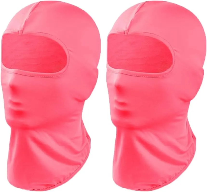 2x Ultra Thin Lycra Full Face Cover Ski Neck Gaiter Motorcycle Cycling Hunting Cap Balaclava Sun UV Protection Outdoor Sports