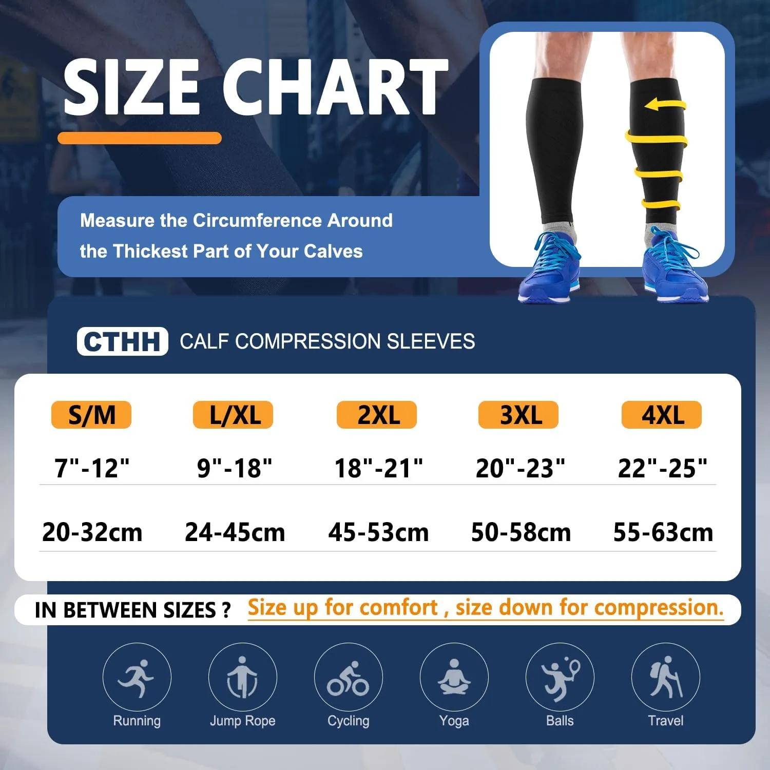 3 Pairs Calf Compression Sleeves for Women Men, Leg Compression Sleeve Calf Brace for Support Running Shin Splints