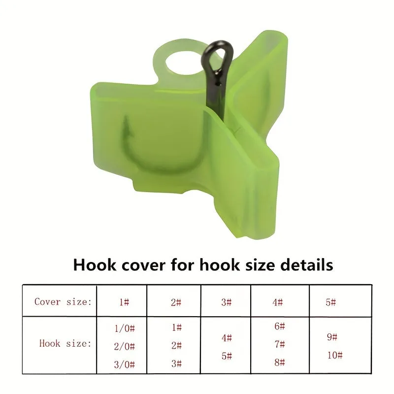 50pc Fishing Hook Case with Safety Bracket and Protectors