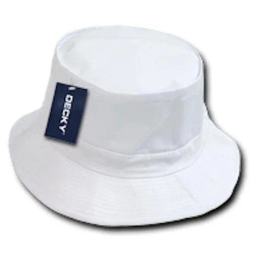 6 Lot Decky Fisherman'S Bucket Hat Hats Caps Constructed Cotton Wholesale