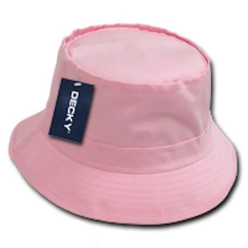 6 Lot Decky Fisherman'S Bucket Hat Hats Caps Constructed Cotton Wholesale
