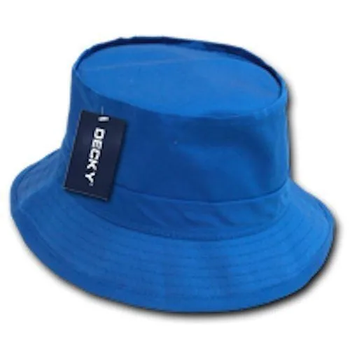 6 Lot Decky Fisherman'S Bucket Hat Hats Caps Constructed Cotton Wholesale