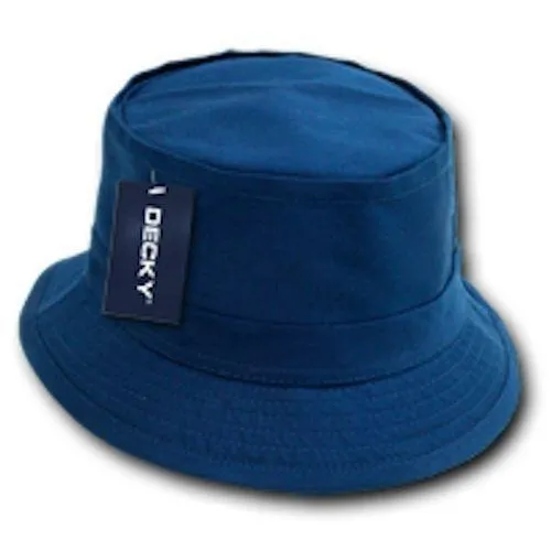 6 Lot Decky Fisherman'S Bucket Hat Hats Caps Constructed Cotton Wholesale
