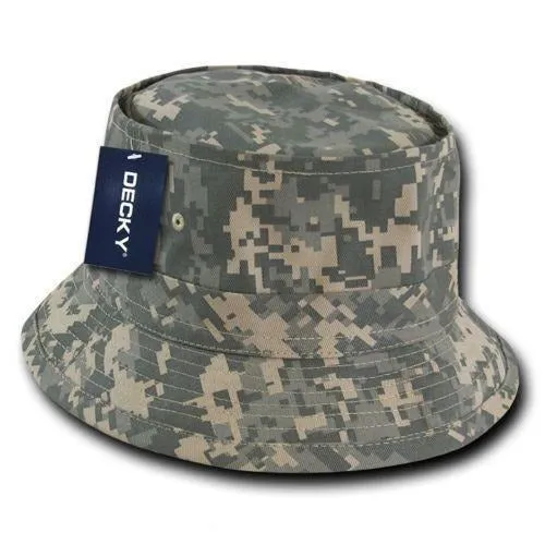 6 Lot Decky Fisherman'S Bucket Hat Hats Caps Constructed Cotton Wholesale