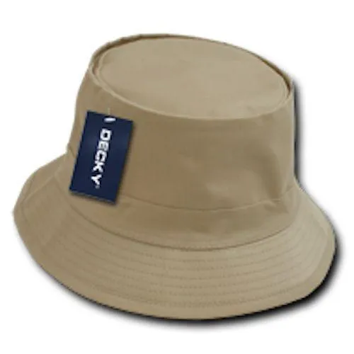 6 Lot Decky Fisherman'S Bucket Hat Hats Caps Constructed Cotton Wholesale