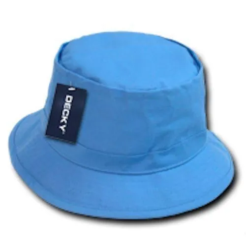 6 Lot Decky Fisherman'S Bucket Hat Hats Caps Constructed Cotton Wholesale