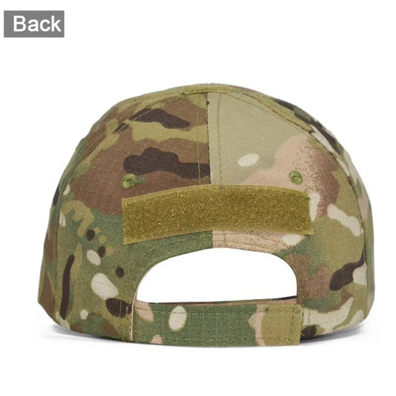 BASEBALL CAP W/ VELCRO PANELS - MULTICAM