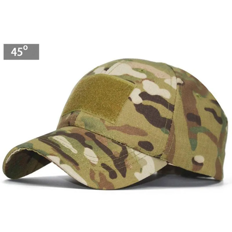 BASEBALL CAP W/ VELCRO PANELS - MULTICAM