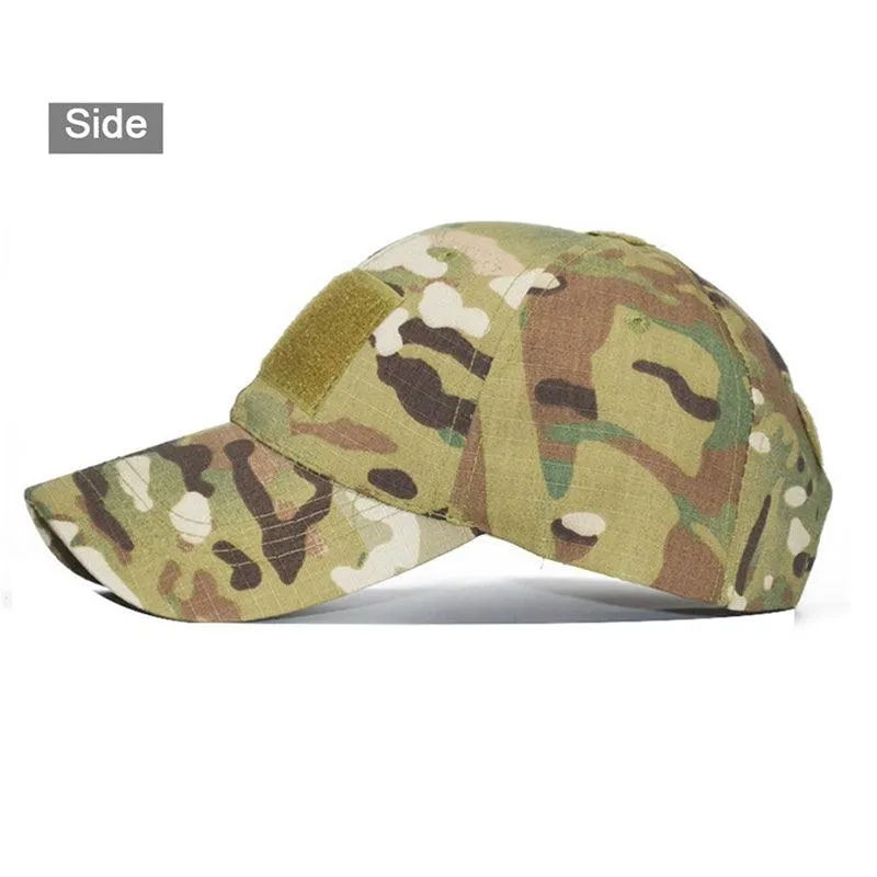 BASEBALL CAP W/ VELCRO PANELS - MULTICAM