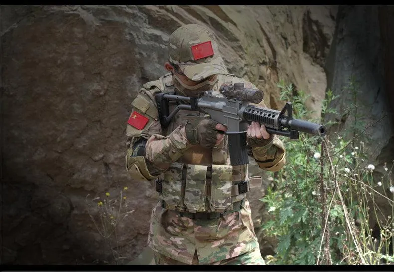 BASEBALL CAP W/ VELCRO PANELS - MULTICAM
