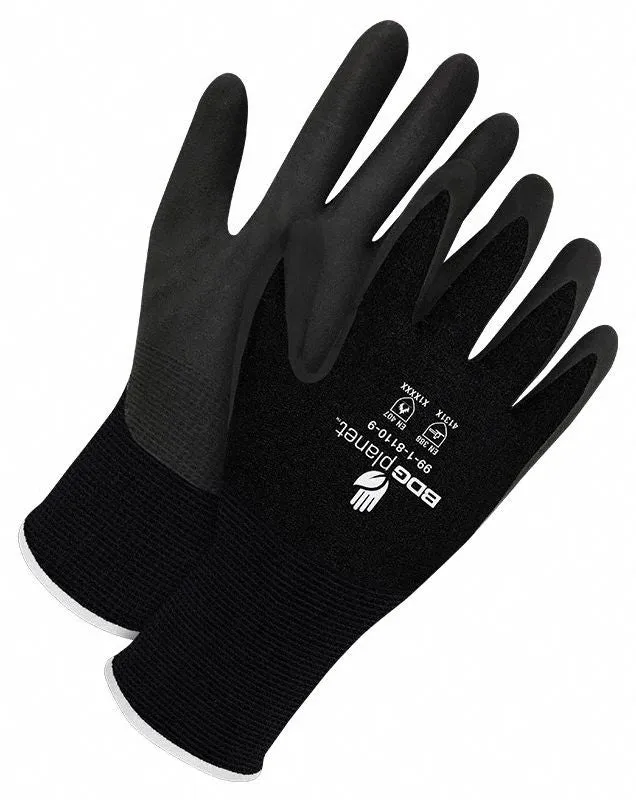 BDG Foam Nitrile Coated Gloves XS - Cushioned Grip and Flexibility