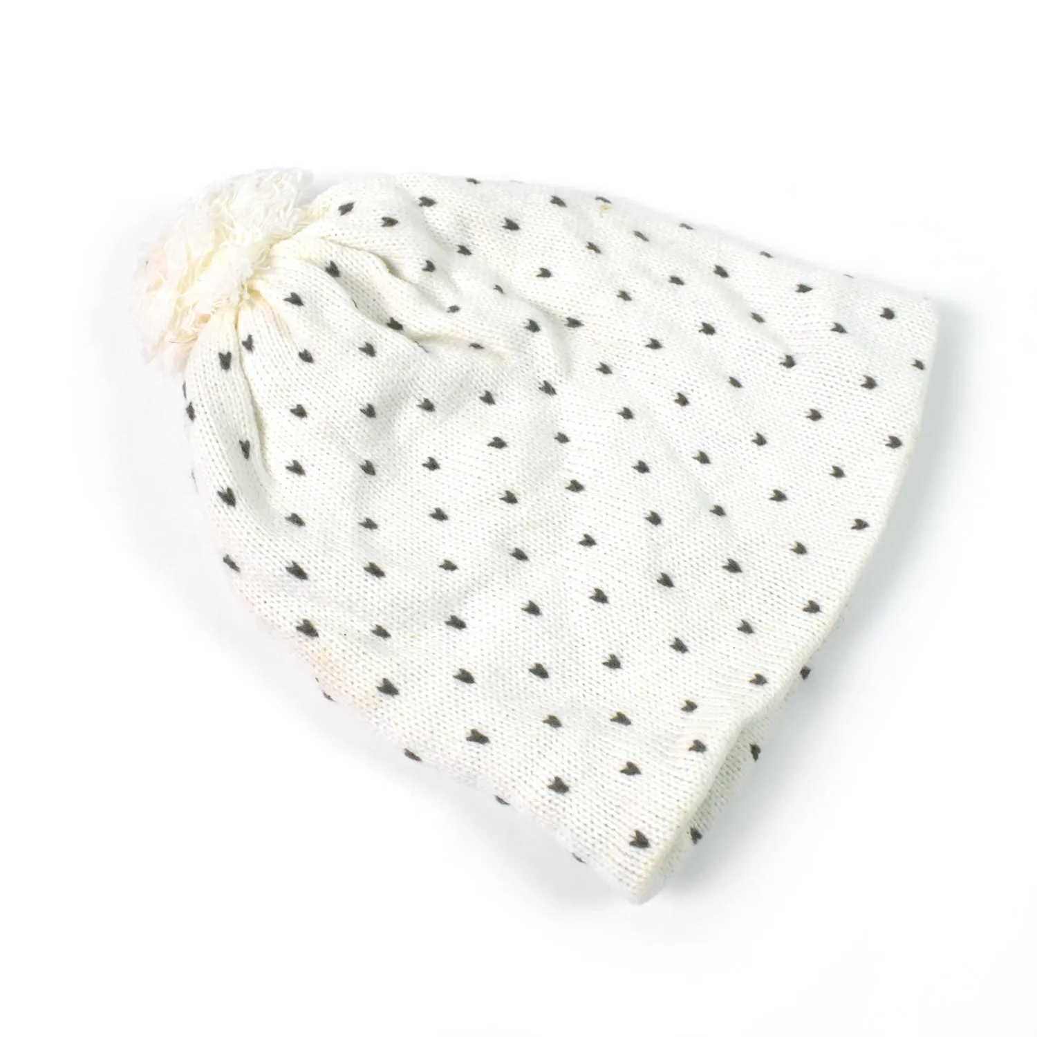 Big Soft Winter Beanie Cap with Wool & Fur Inside (1 Pc)