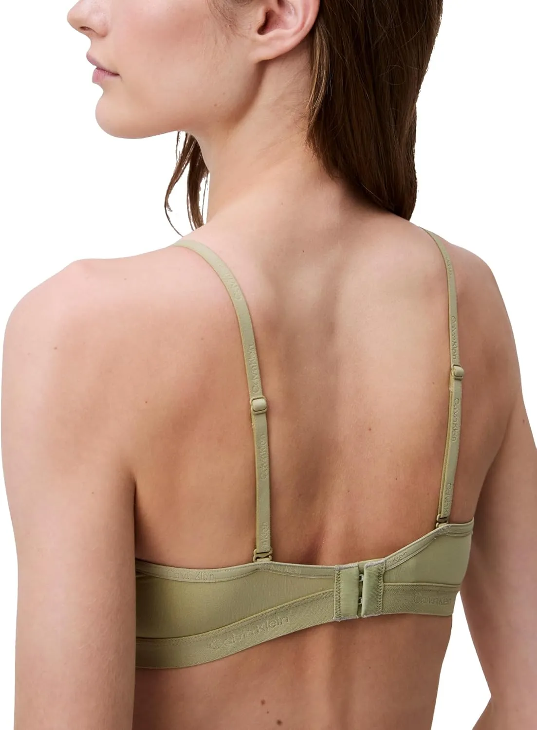 Calvin Klein Women's Form to Body Lightly Lined Triangle Bralette