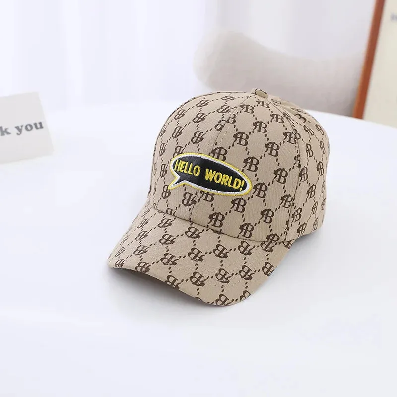 Casquette fashion 2025 / Fashion Bear Baby Hat Cotton Cartoon Kids Baseball Cap Infant Toddler Adjustable Snapback Hat бейсболка детская,кепка детская