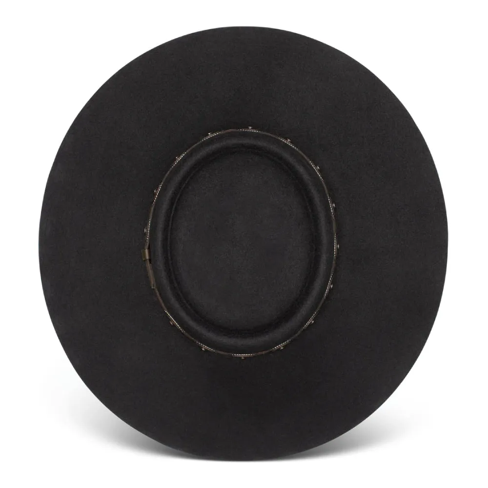 Charlie 1 Horse Womens High Desert Black Felt Hat - CWHIDT-2207