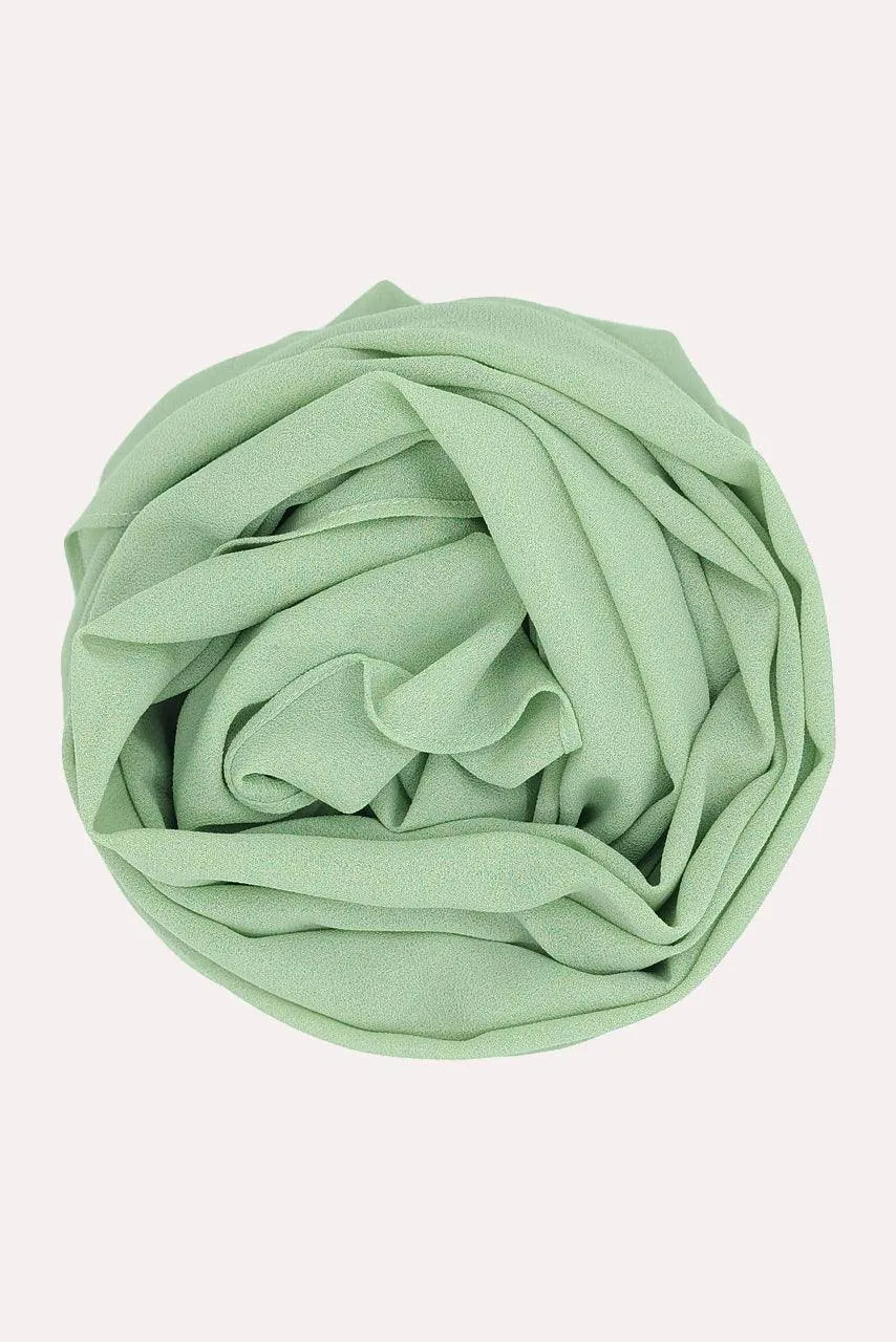 Classic Chiffon Hijab - Fresh Mint