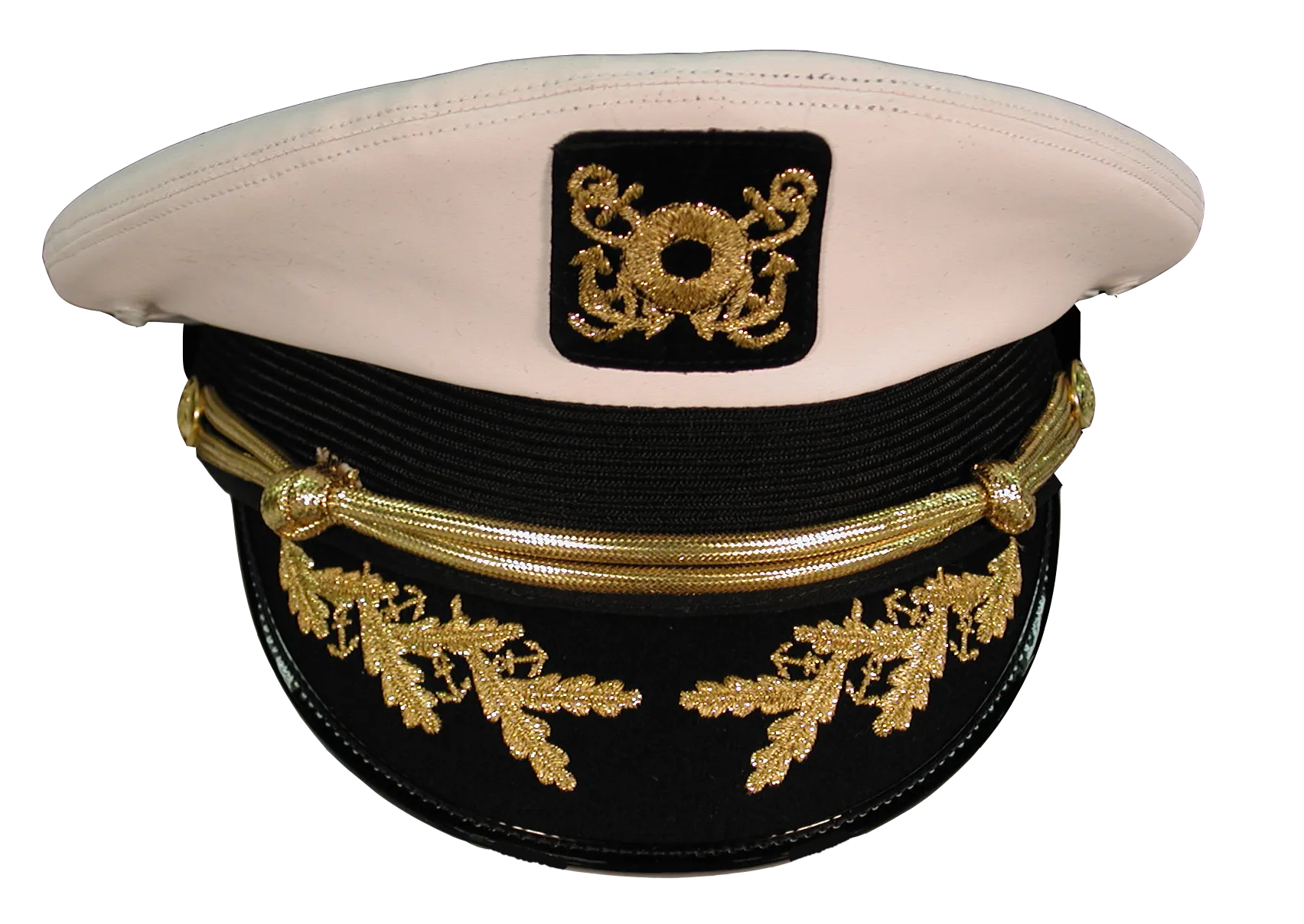 Commodore Hat / Navy Officer Hat / Deluxe / White