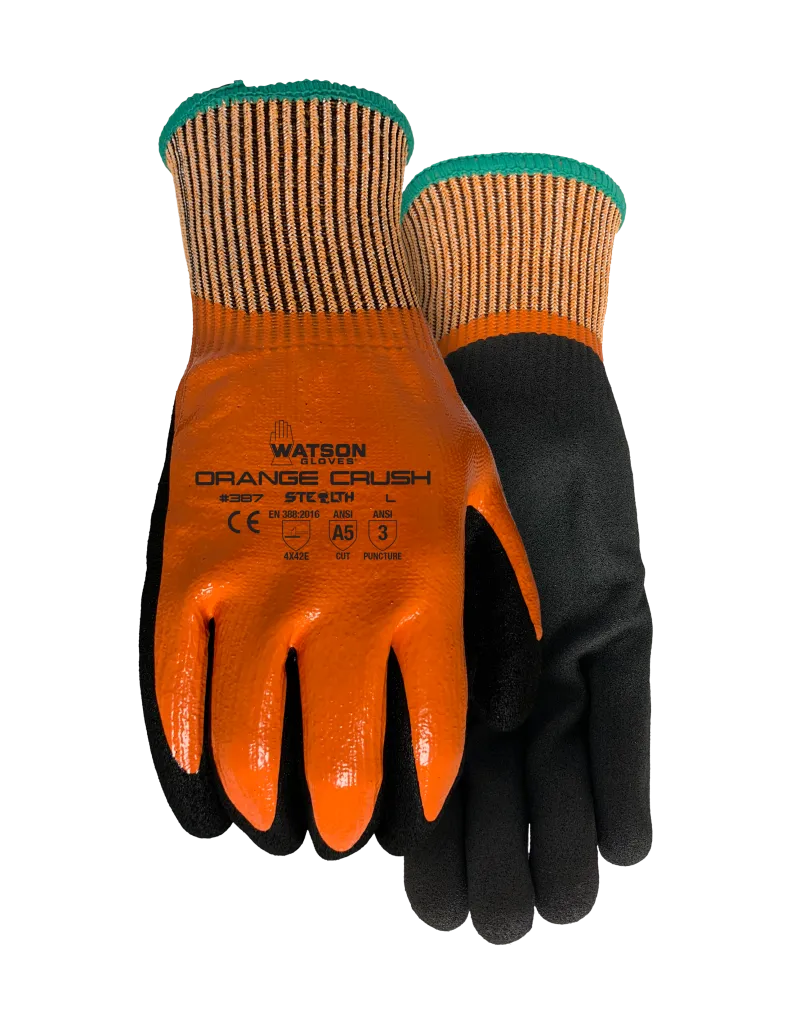 Cut Resistant Gloves - Watson Gloves Stealth Orange Crush 387