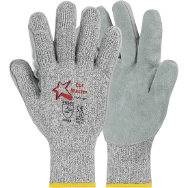 CUTMASTER Challenger leather palm cut-resistant gloves Cut-Lv5