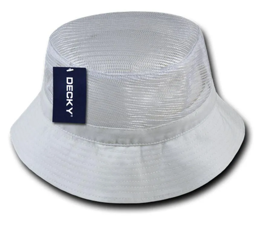 Decky Fisherman'S Bucket Mesh Top Hats Caps Unisex