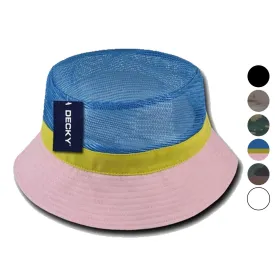 Decky Fisherman'S Bucket Mesh Top Hats Caps Unisex
