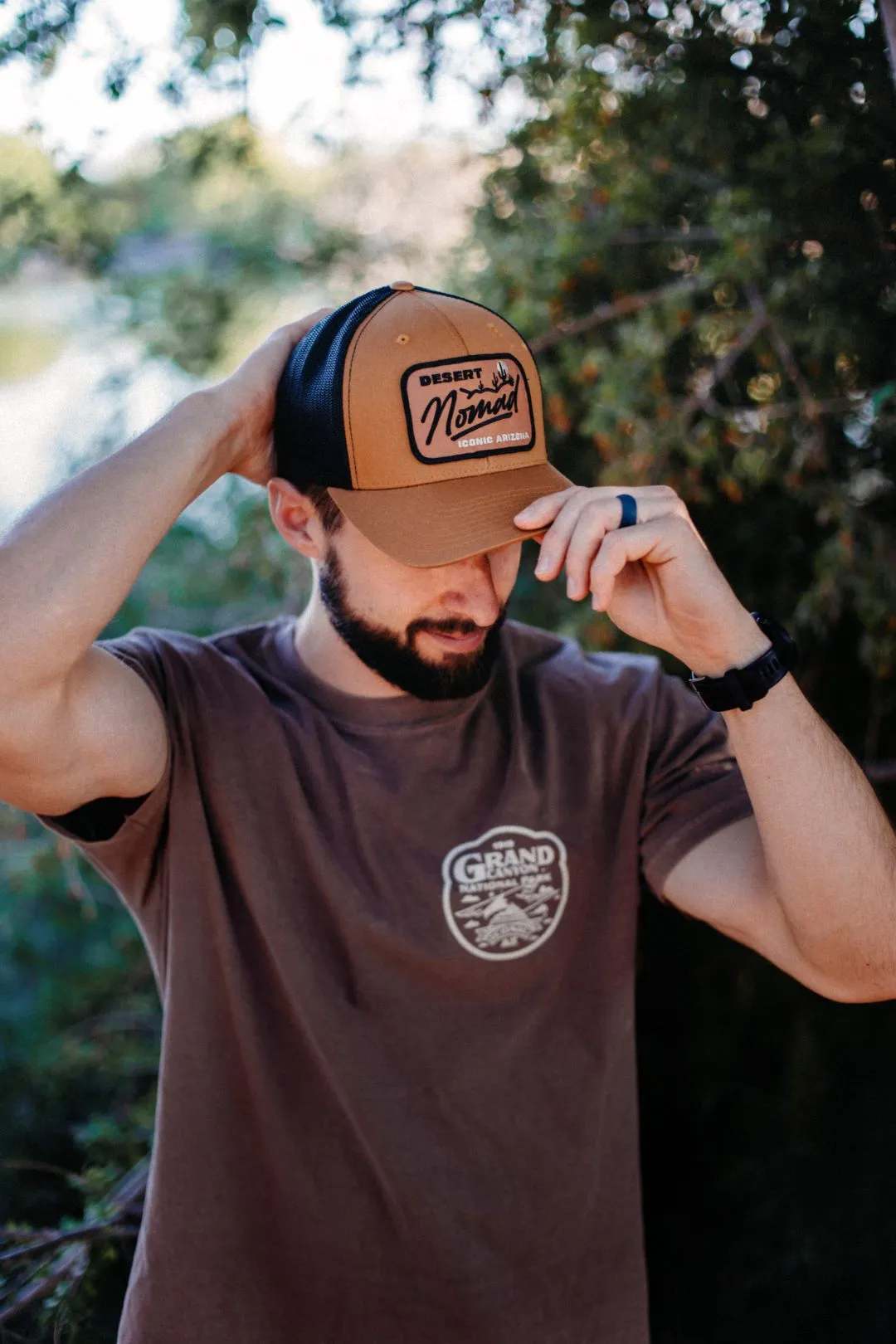 Desert Nomad Curved Trucker