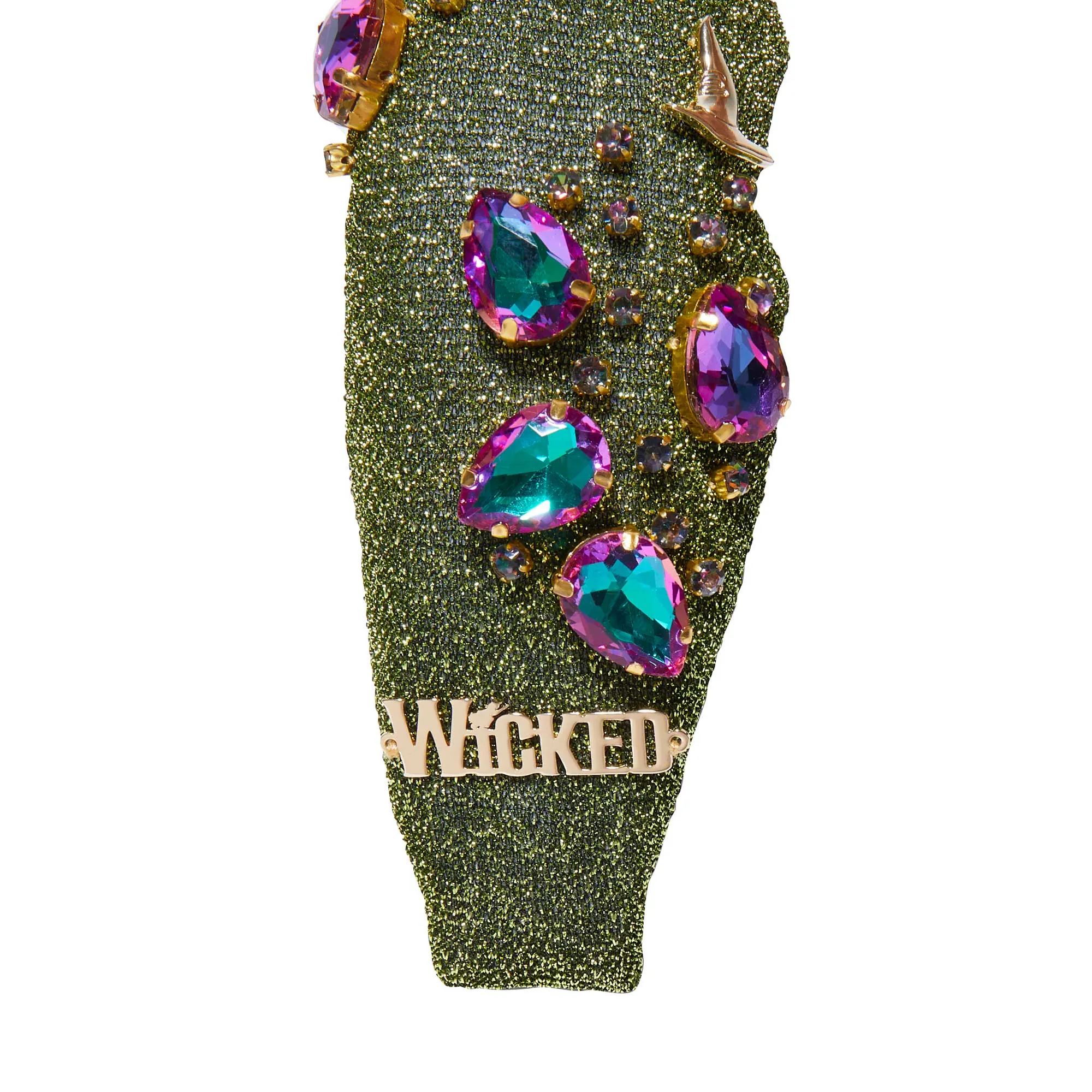 EARTH LELE SADOUGHI X WICKED ELPHABA KNOTTED CRYSTAL SHIMMER HEADBAND