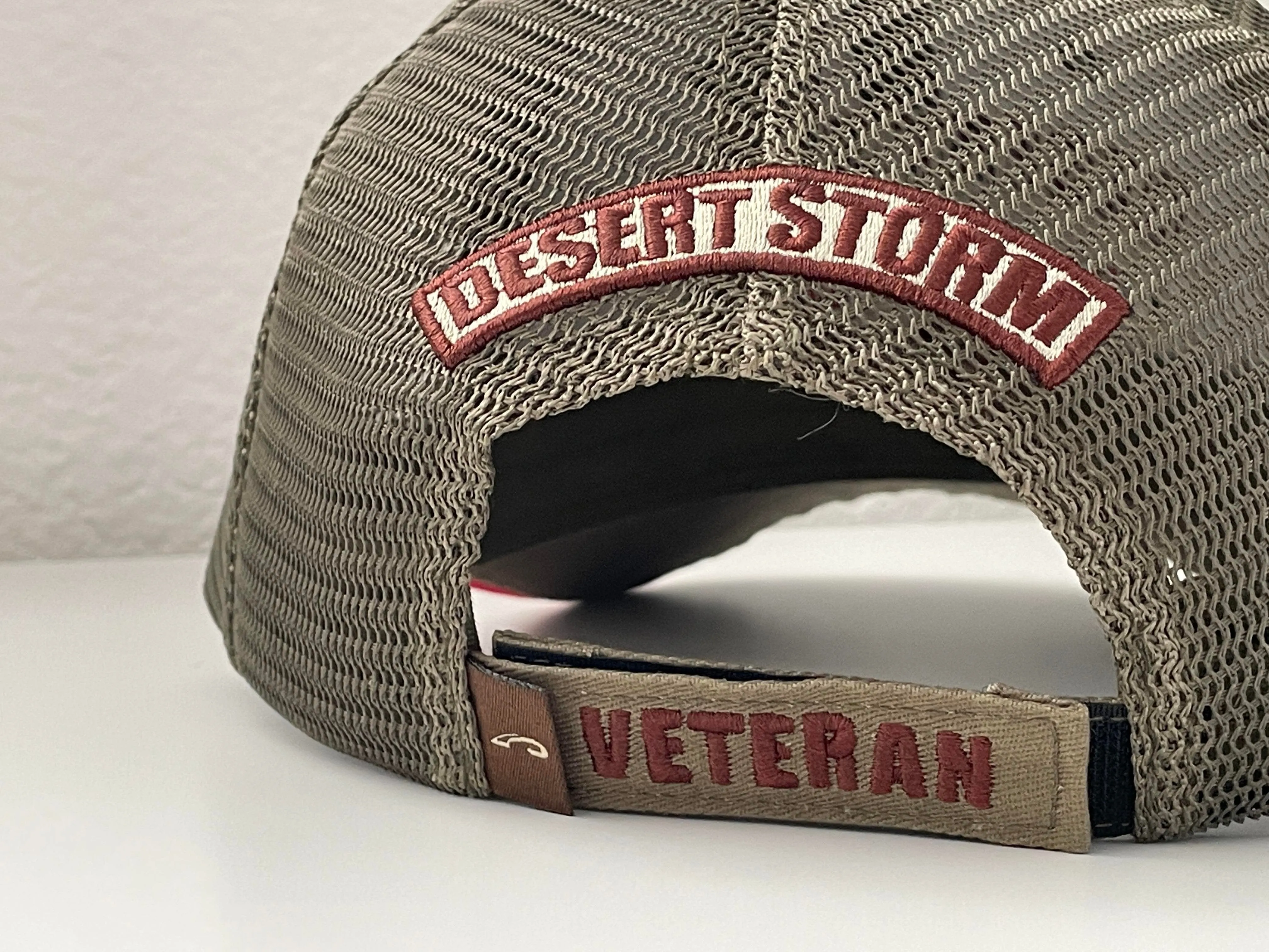 EXCLUSIVE Olive Green Desert Storm Veteran Hat (without flag)
