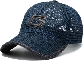 FASHIXD Baseball Cap for Men Summer Mesh Trucker Hats Breathable Running Hat Outdoor Sports Quick Dry Hat