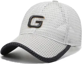 FASHIXD Baseball Cap for Men Summer Mesh Trucker Hats Breathable Running Hat Outdoor Sports Quick Dry Hat