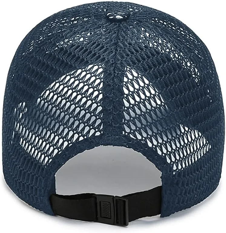 FASHIXD Baseball Cap for Men Summer Mesh Trucker Hats Breathable Running Hat Outdoor Sports Quick Dry Hat