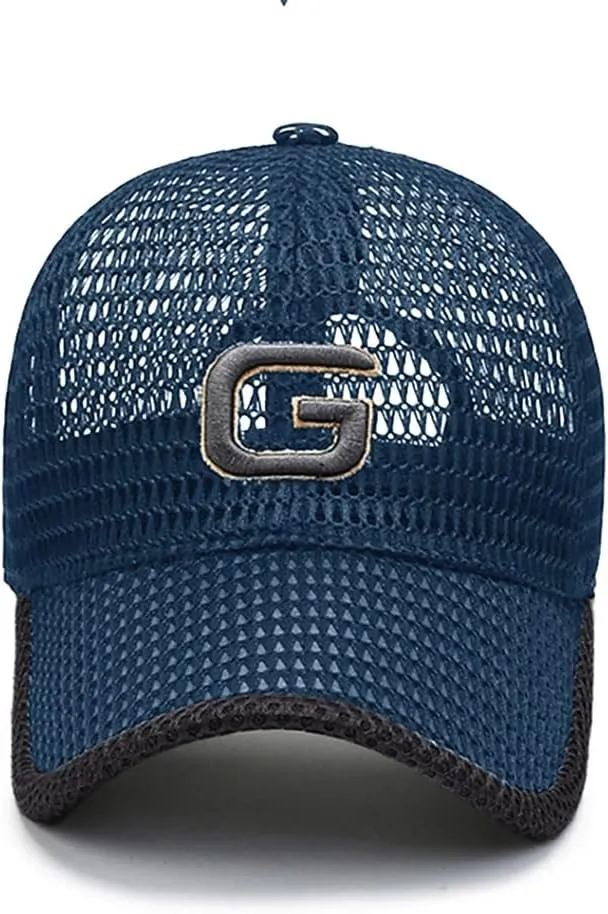 FASHIXD Baseball Cap for Men Summer Mesh Trucker Hats Breathable Running Hat Outdoor Sports Quick Dry Hat