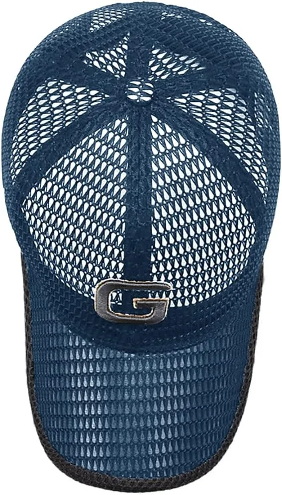 FASHIXD Baseball Cap for Men Summer Mesh Trucker Hats Breathable Running Hat Outdoor Sports Quick Dry Hat