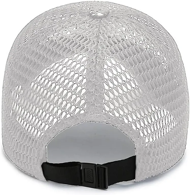 FASHIXD Baseball Cap for Men Summer Mesh Trucker Hats Breathable Running Hat Outdoor Sports Quick Dry Hat