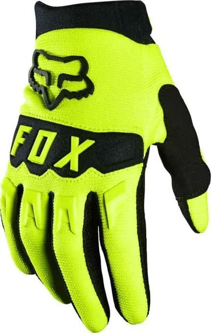 Fox Youth DIRTPAW Glove - Fluro Yellow