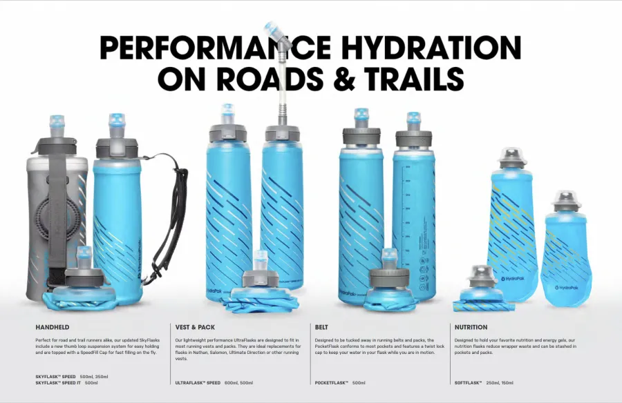 Hydrapak Ultraflask Speed Soft Flask - Malibu Blue