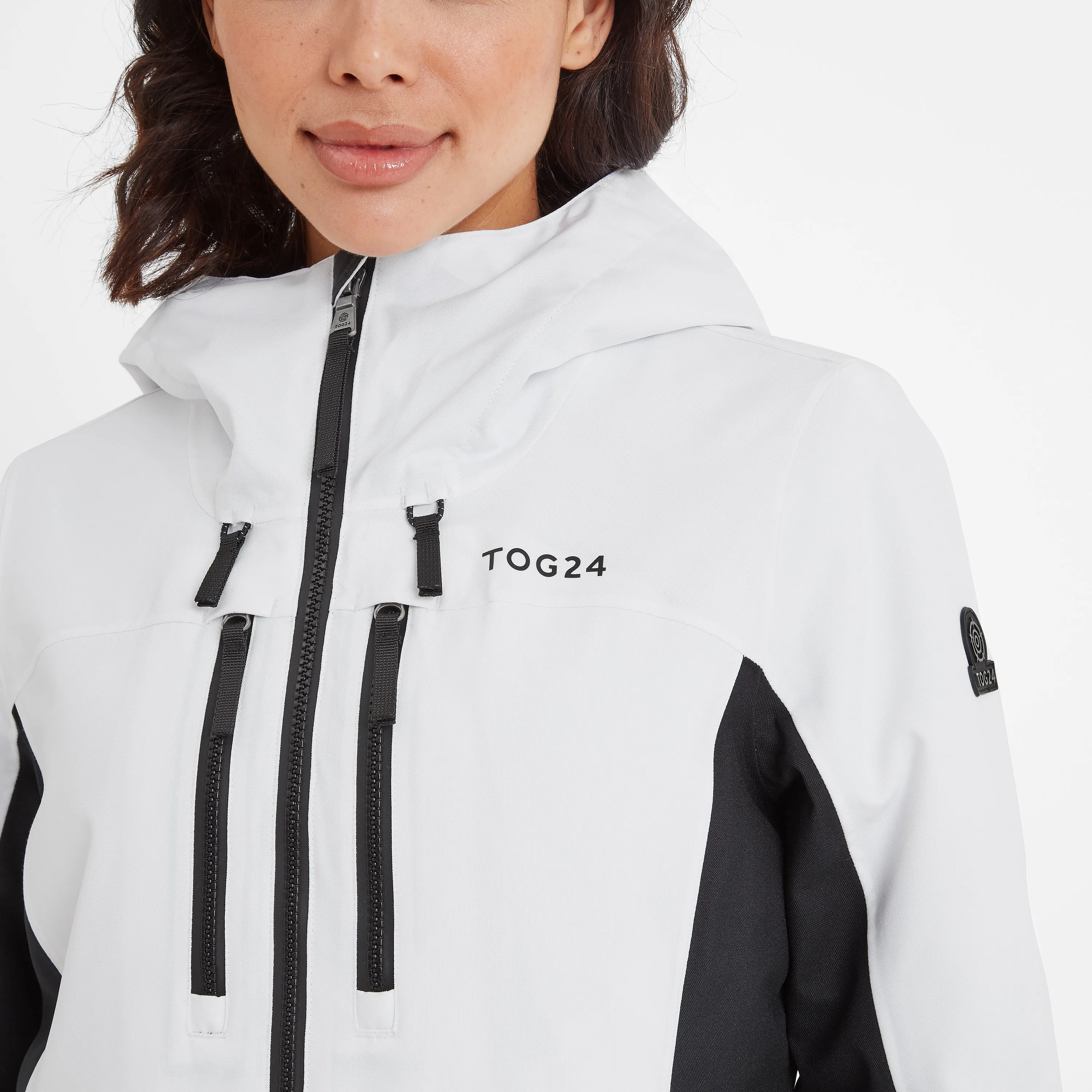 Montana Womens Ski Jacket - Black/Optic White