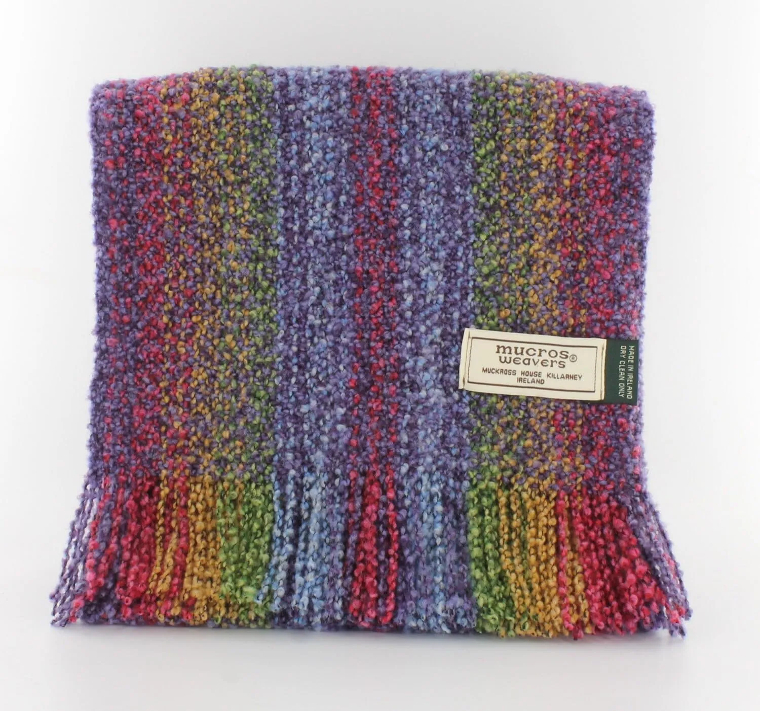 Mucros Weavers Ladies Merino Wool Skellig Scarf, Made in Ireland