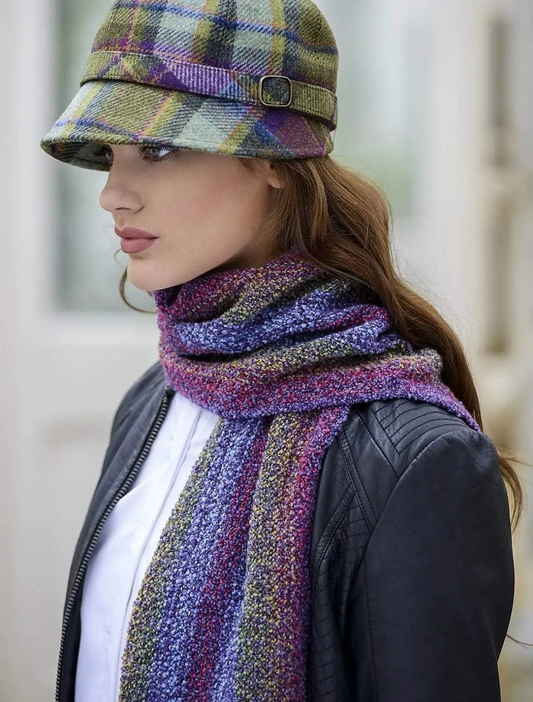 Mucros Weavers Ladies Merino Wool Skellig Scarf, Made in Ireland