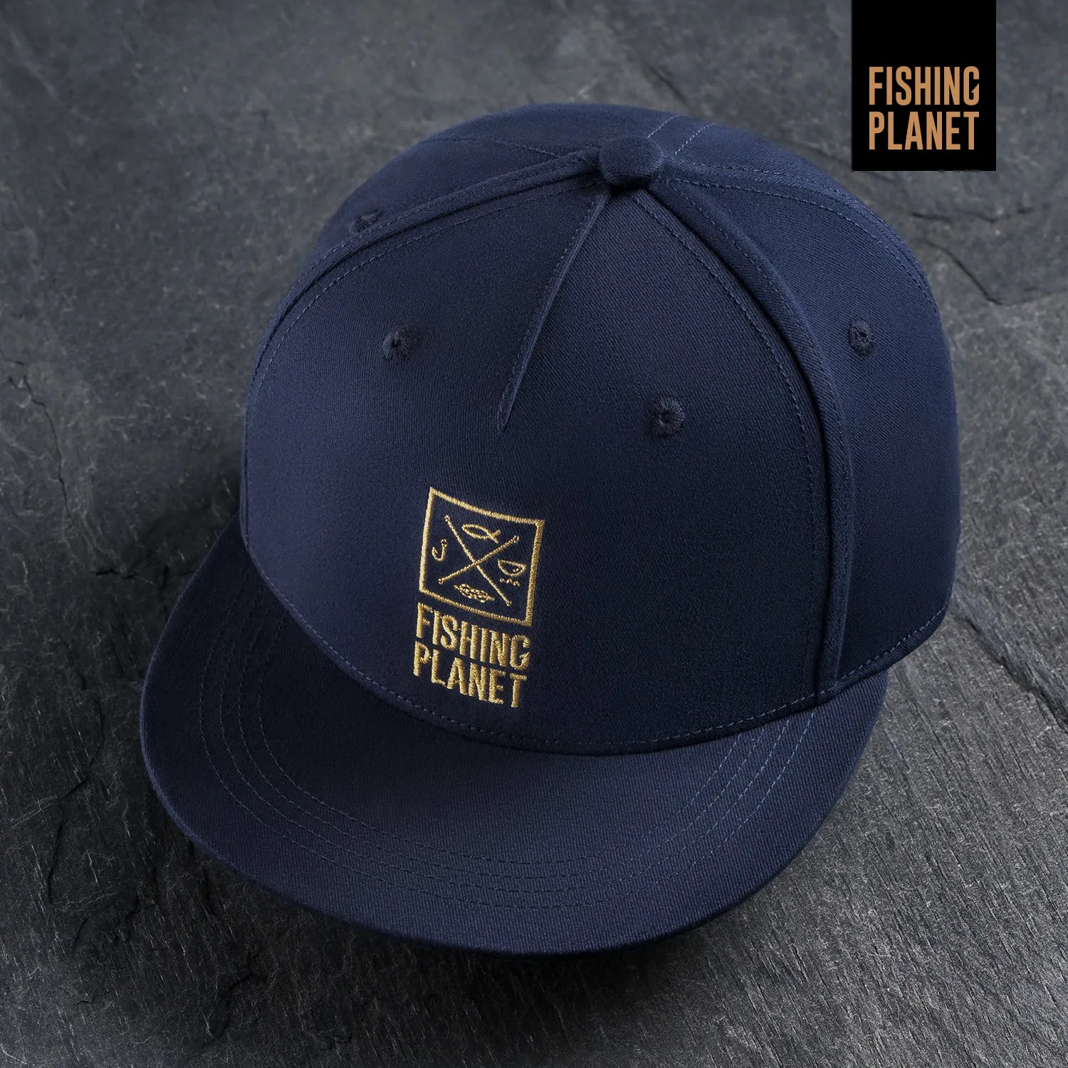 Navy blue snapback