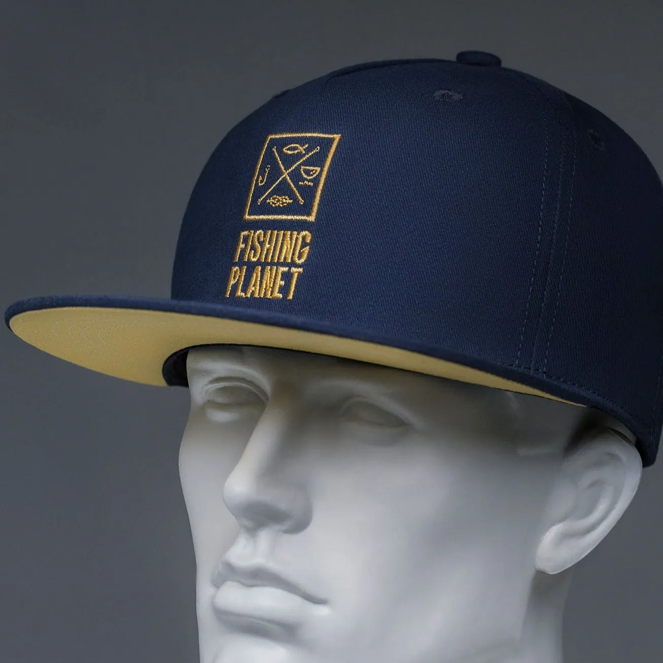 Navy blue snapback