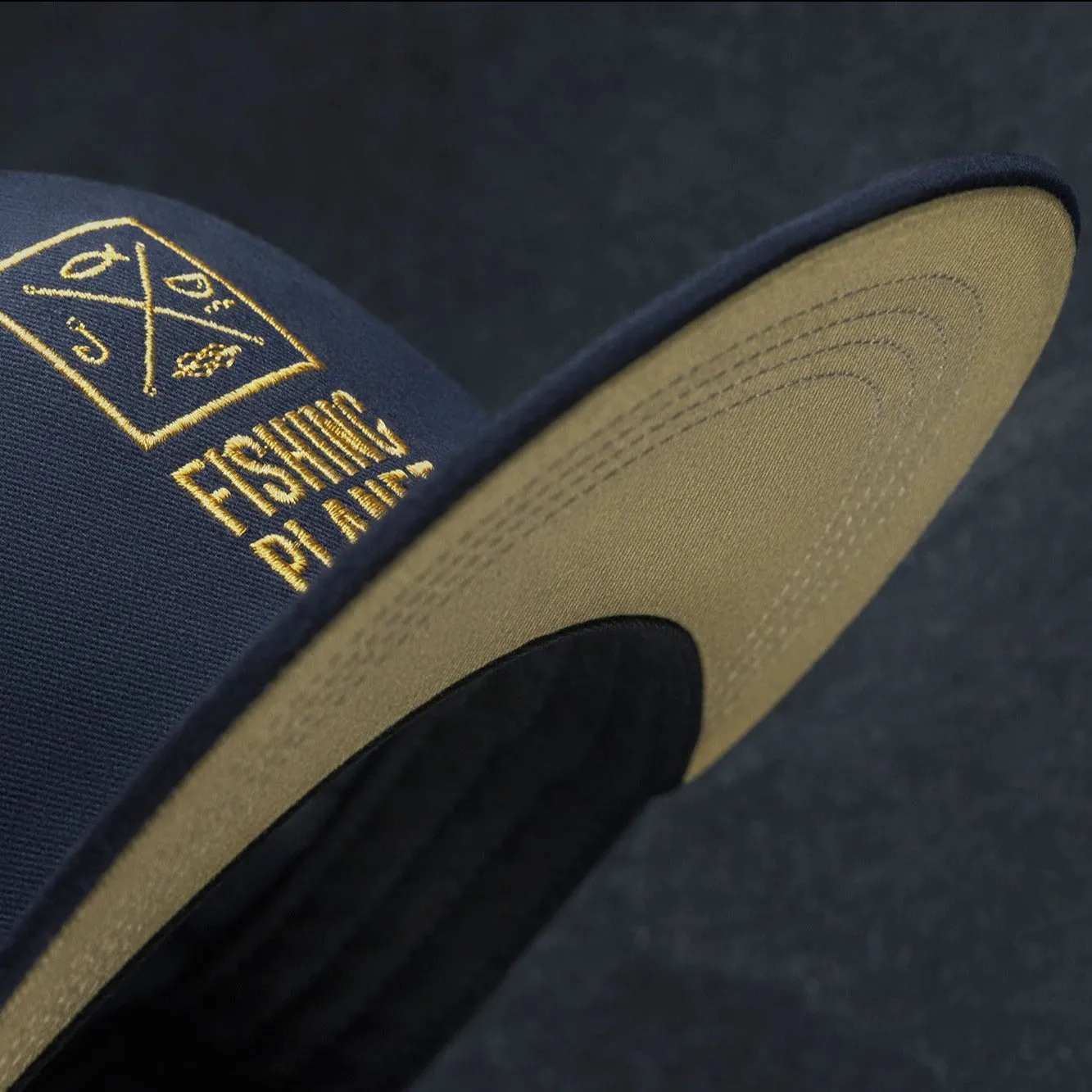 Navy blue snapback