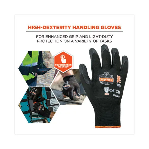 Proflex 7001 Nitrile-coated Gloves, Black, Large, 144 Pairs/pack, Ships In 1-3 Business Days