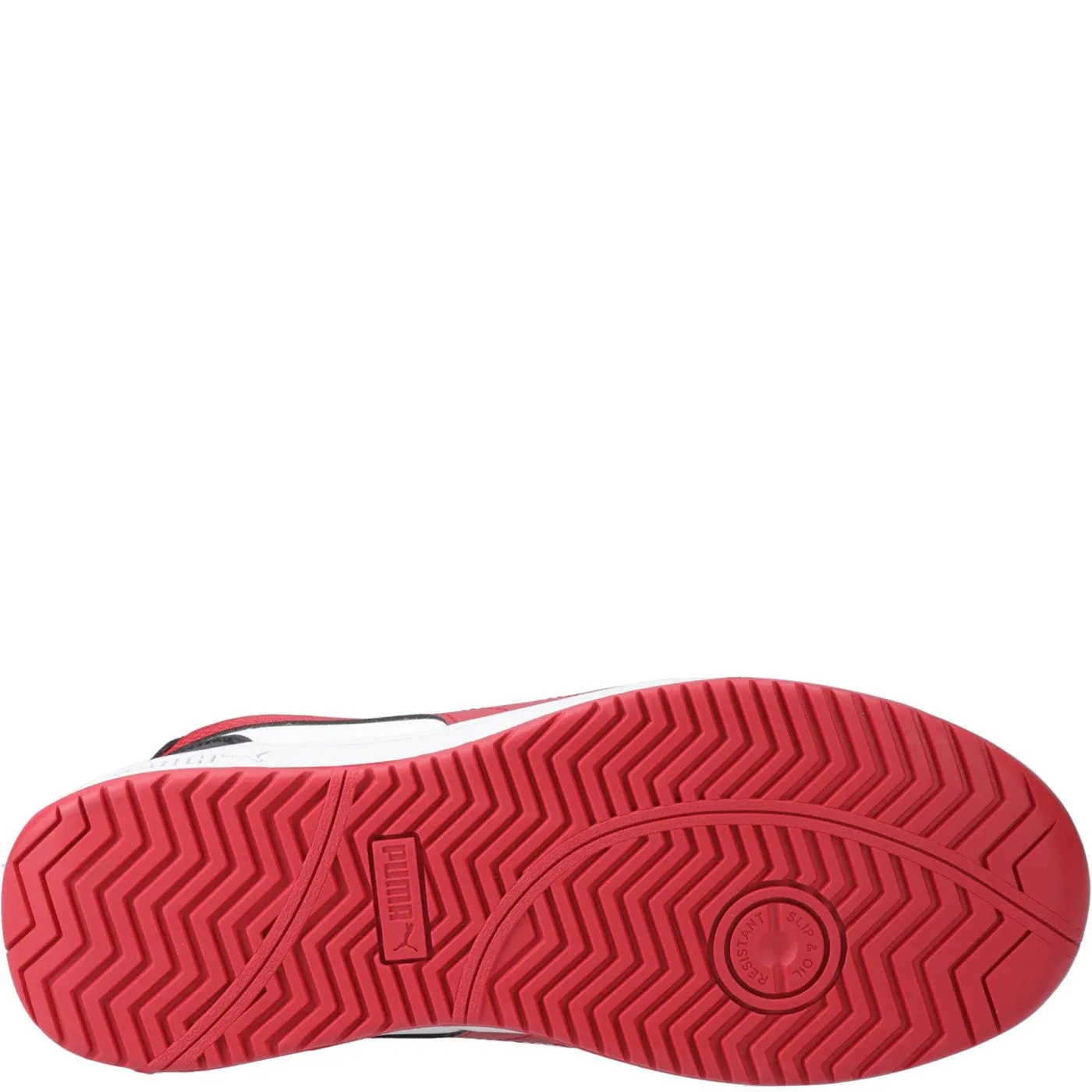 Puma Safety Frontcourt Low Trainer S3L Black / White / Red