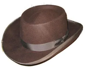 Rhett Butler Hat / Southern Gentleman Planter Hat / Wool Felt / Broadway Quality