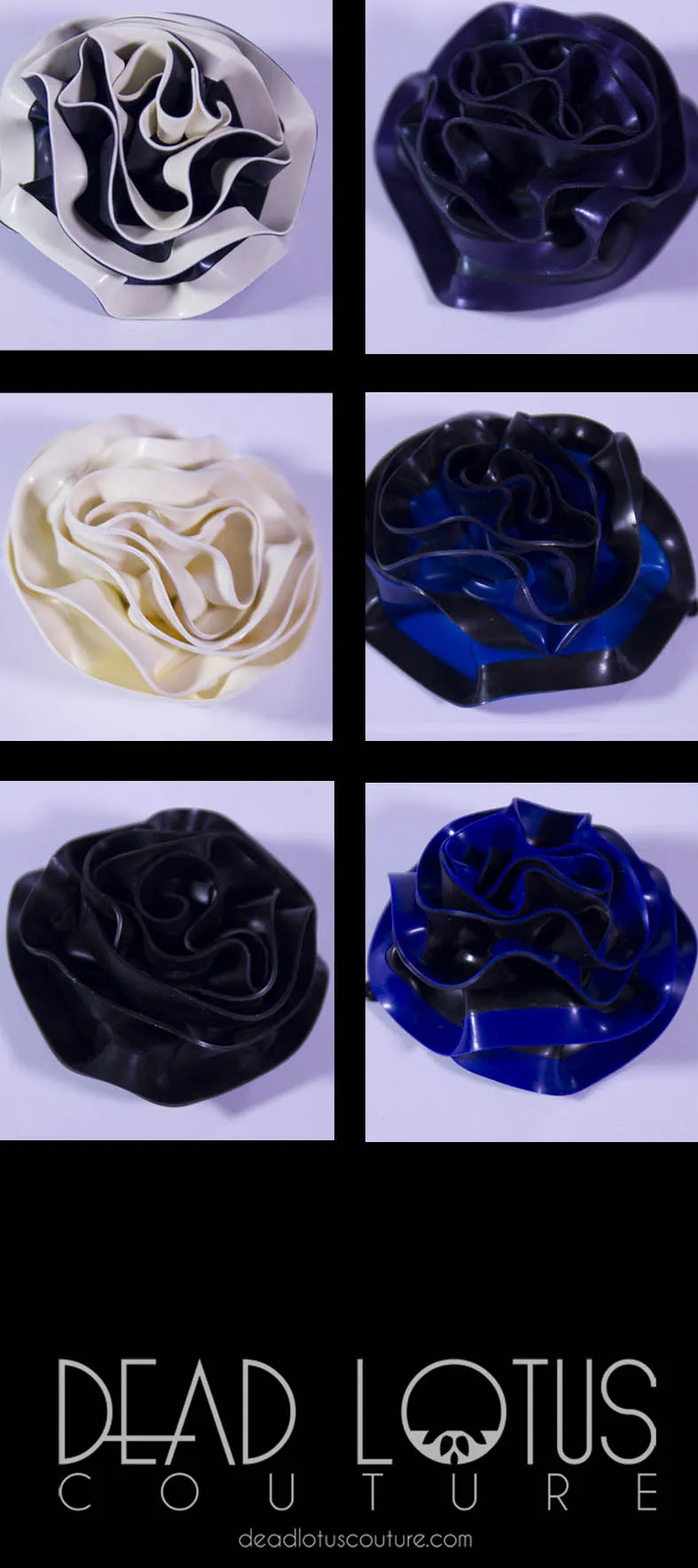 Rose Flower Hair Clips - Big