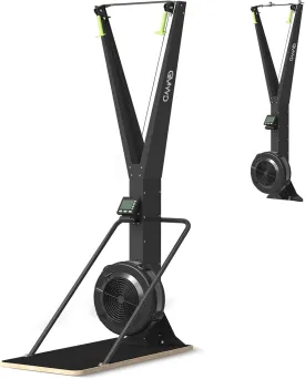 Ski Exercise Machine, GMWD Ski Equipment Indoor Aerobic Wind Resistance Machine, Indoor Strength Training Home Gym Equipment