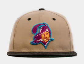 SP Exclusive Desert Sky Tampa Bay Buccaneers 59Fifty Mens Fitted Hat (Beige/Black)