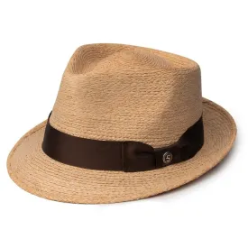 Stetson 42nd Street Palm Straw Stingy Brim Fedora